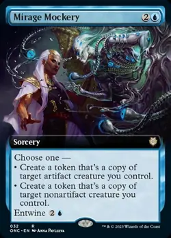 1x (032) Mirage Mockery - FOIL - EXTENDED ART Collec Booster Exclusive MTG Comma - Image 1
