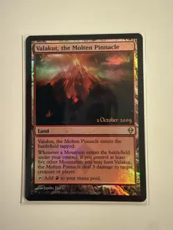 MTG - FOIL Valakut the Molten Pinnacle - M/NM - Zendikar Dated Promo - - Image 1