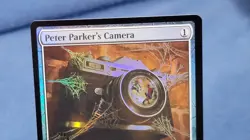 MTG Foil Peter Parker's Camera Prerelease Promo NM - Image 2