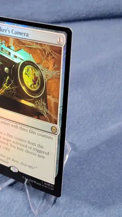 MTG Foil Peter Parker's Camera Prerelease Promo NM - Image 5