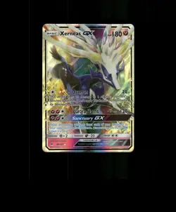 Fan-Art READ DESCRIPTION BELOW HOLO Xerneas Card Xerneas Pokemon Card p3 - Image 1