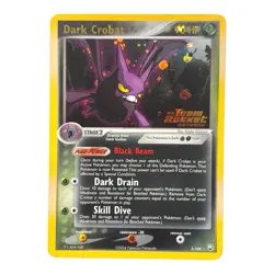 Pokemon TCG Dark Crobat ex Team Rocket Returns 3/109 Rare Reverse Holo 2004 - Image 1
