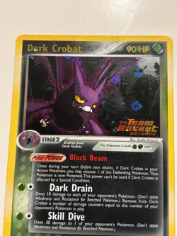 Pokemon TCG Dark Crobat ex Team Rocket Returns 3/109 Rare Reverse Holo 2004 - Image 5
