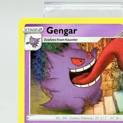 Pokemon TCG Gengar 57/198 Trick or Trade Chilling Reign Holo Rare 2021 NM - Image 2