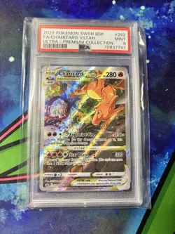 Pokemon 2022 TCG Charizard VSTAR SWSH #262 PSA 9 - Image 1