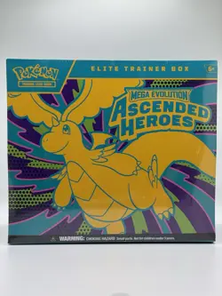 Pokemon Ascended Hero's Elite Trainer Box Sealed ETB - NEW SEALED- READY TO SHIP - Image 1