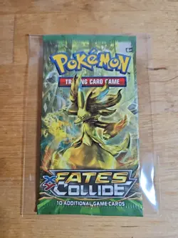 Pokemon XY Fates Collide Sealed Booster Pack 18 - Image 1