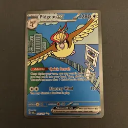 Pokemon Pidgeot ex 225/197 SV03 Obsidian Flames Illustration Rare Holo EN - Image 1