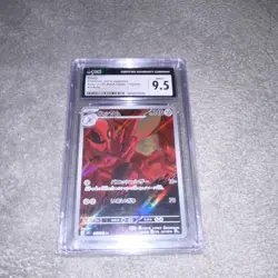 Pokemon Scizor 116/108 Ruler of the Black Flame Art Rare Holo CGC 9.5 - Image 1