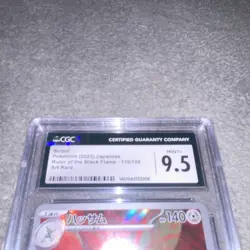 Pokemon Scizor 116/108 Ruler of the Black Flame Art Rare Holo CGC 9.5 - Image 2
