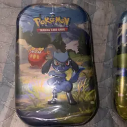 Pokemon Tcg Tin With 2 Booster Packs Of The New Mega Evolutions Ascended Heroes - Image 1
