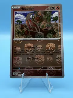 Heatmor 019/086 Master Ball Pattern White Flare Pokemon TCG - Image 1