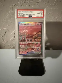 Pokemon Mew EX 053 Scarlet Violet 151 Black Star Promo PSA 10 - Image 1