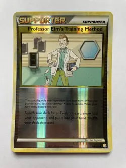 Professor Elm’s Training Method 100/123 LP Reverse-Holo HGSS 2010 Pokemon TCG - Image 1