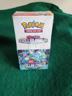 Pokemon TCG Stellar Crown Half Booster Box (18 Packs) - New & Sealed - Image 1