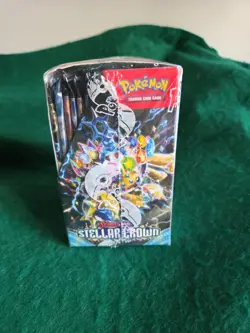 Pokemon TCG Stellar Crown Half Booster Box (18 Packs) - New & Sealed - Image 2