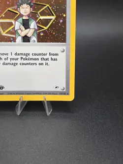 Pokemon Gym Heroes Brock 15/132 Holo Rare 1st Edition Holo Swirl - Image 4