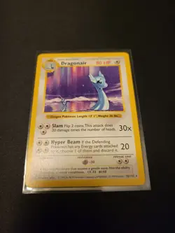 Pokemon Dragonair 18/102 -Base Set Shadowless- NM - Image 1
