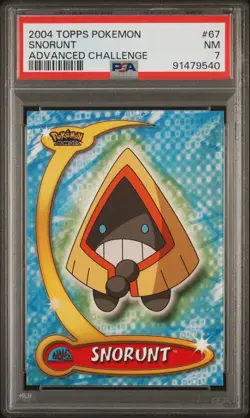 PSA 7 Snorunt 2004 Pokemon #67 Advanced Challenge - Image 1