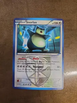 POKEMON Snorlax 101/135 B&W Plasma Storm - NM - Image 1