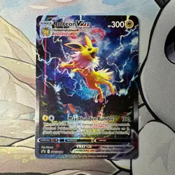 Pokemon TCG Jolteon VMAX SWSH184 Black Star Promo, Near Mint Condition - Image 1