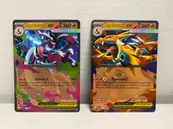 Pokemon MEGA Charizard X & Y ex MEP 029 + 030 Mega Evolution PROMO *NEAR MINT* - Image 1