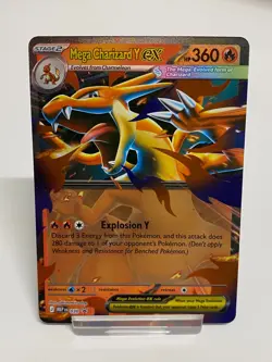 Pokemon MEGA Charizard X & Y ex MEP 029 + 030 Mega Evolution PROMO *NEAR MINT* - Image 4