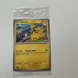 Pikachu 190 Sv: Scarlet & Violet Holo SEALED PROMO Pokemon Card - Image 1