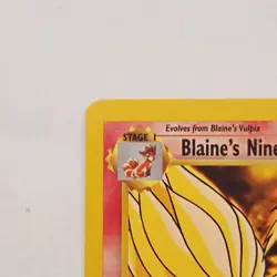 Pokemon Blaine's Ninetales Gym Challenge Rare Regular 21/132 - Image 3