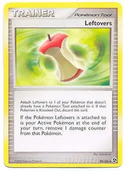 Pokemon Diamond & Pearl Great Encounters - Leftovers (Uncommon) Card 99/106 - Image 1
