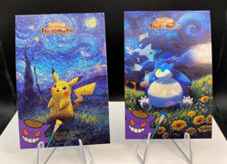 Snorlax & Pikachu Van Gogh Cracked Ice Holo - Halloween Card Database 2025 Peru - Image 5