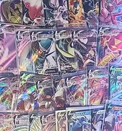Pokemon - 100 Card Japanese Bulk Lot with 1 Ultra Rare V Card & 9 Holo Foils - Image 2