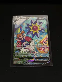 Pokemon Starmie V Ultra Rare Full Art Holo TG13/TG30 Astral Radiance TCG Card - Image 1