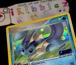 Vaporeon 19/115 NM Holo PRINT LINE ERROR EX Unseen Forces Stamped Pokemon Card! - Image 5