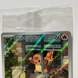 Charmander 044 Sv: Scarlet & Violet SEALED PROMO Full Art Pokemon Card - Image 2