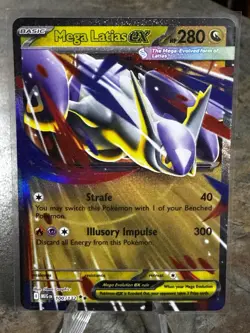 Mega Latios ex 100/132 Mega Evolutions Pokemon Card TCG NM - Image 1