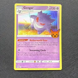 Gengar 066/196 Holo Halloween Trick or Trade Pokemon Card - Image 1