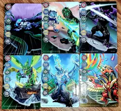 Bakugan Battle Brawlers Card Lot With Figures And Metal Cards Used - Image 5