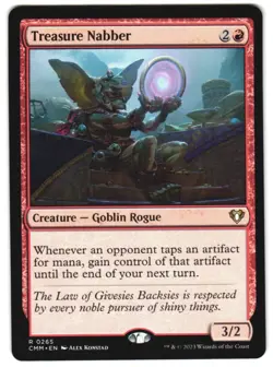 Treasure Nabber 265 Commander Masters NM MTG - Image 1