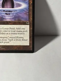 MTG Lotus Petal – Tempest (1997)–Rare Vintage Magic the Gathering Artifact–LP/NM - Image 5
