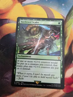 Hardened Scales - 0307 - Commander: Final Fantasy - FIC - NM - MTG - Image 1