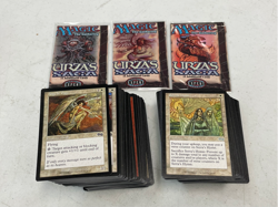 Magic The Gathering Urza's Saga Complete Common Uncommon Land Set Pack Art LP NM - Image 1