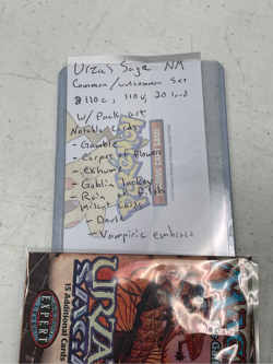 Magic The Gathering Urza's Saga Complete Common Uncommon Land Set Pack Art LP NM - Image 3