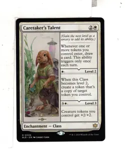 MTG SkeenAB Caretaker's Talent from BLB. NM. - Image 1