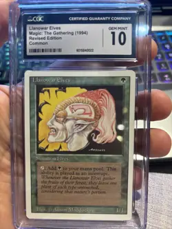 Llanowar Elves MTG Revised Edition - CGC Gem Mint 10 - Image 1