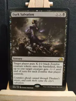 Dark Salvation - Eldritch Moon - Rare - NM (see pics) MTG - Image 1