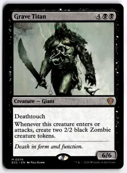 Grave Titan NM ECC Commander: Lorwyn Eclipsed MTG - Image 1