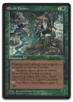 Elvish Farmer (NM) Fallen Empires FEM Magic MTG - Image 1