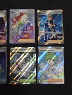 Pokemon Full Art Trainers Lot Of 8 Cards Near Mint (1 Rainbow Piers) - Image 3