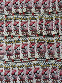 36x Pokemon TCG Scarlet Violet 151 Booster Packs Lot Factory Sealed Box Qty NEW - Image 2